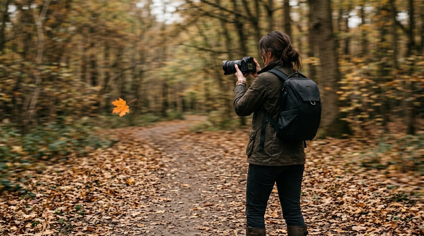 Photographing Autumn Leaves Panning Technique: How to Capture Motion and Color - Image 1