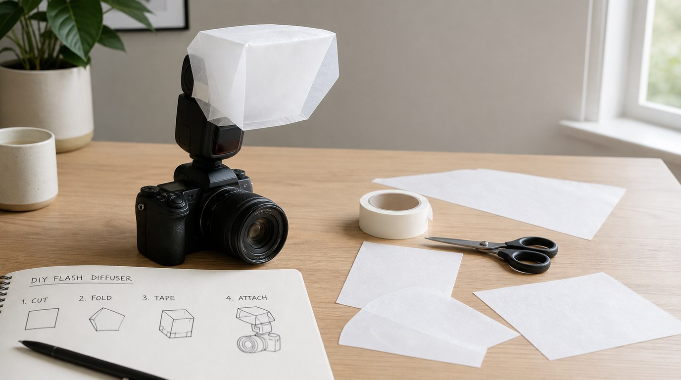 3 Ways to DIY a Flash Diffuser: Simple and Cheap Ideas - Image 2